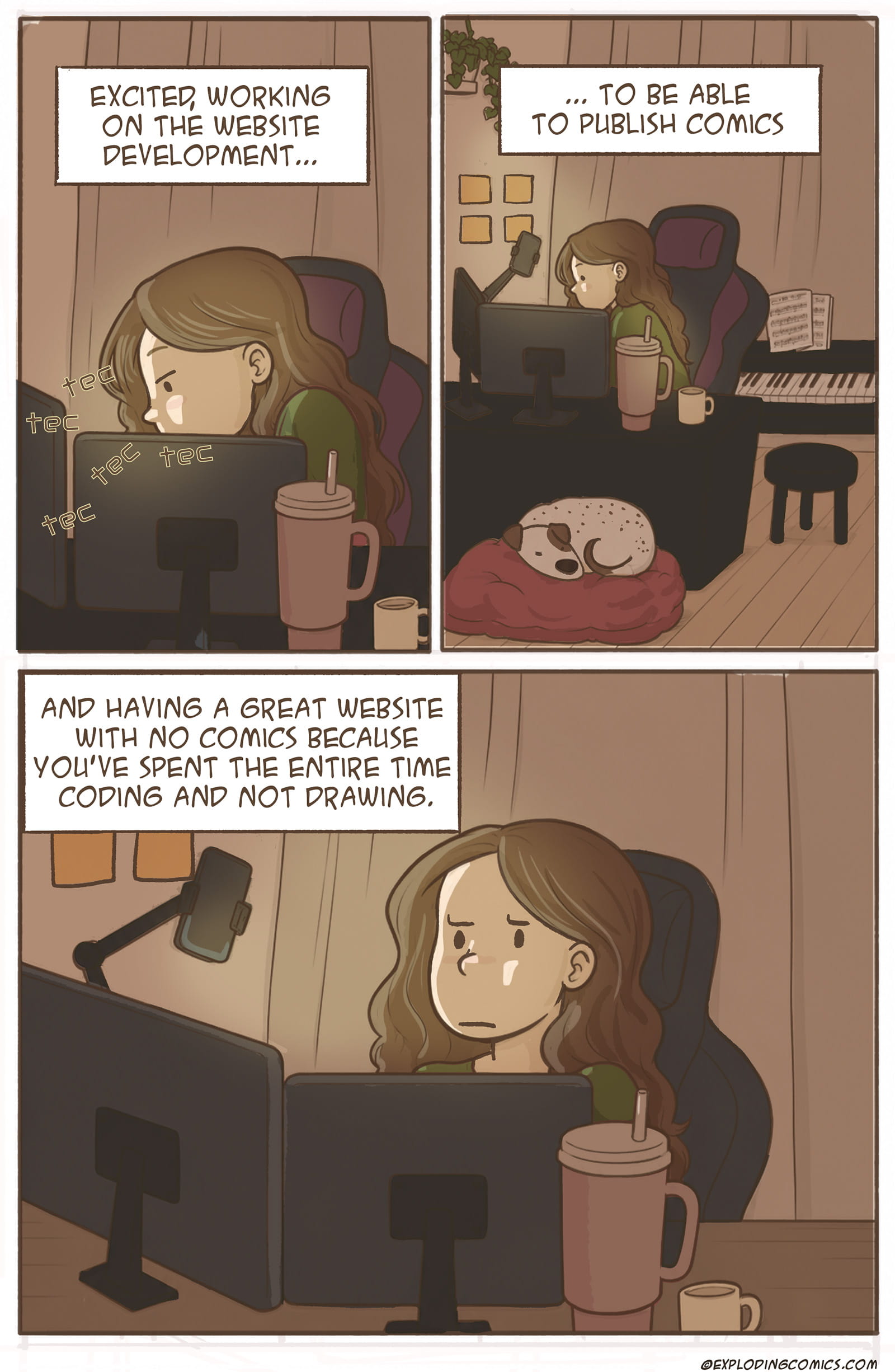 Working Dumb, Exploding Comics issue #31