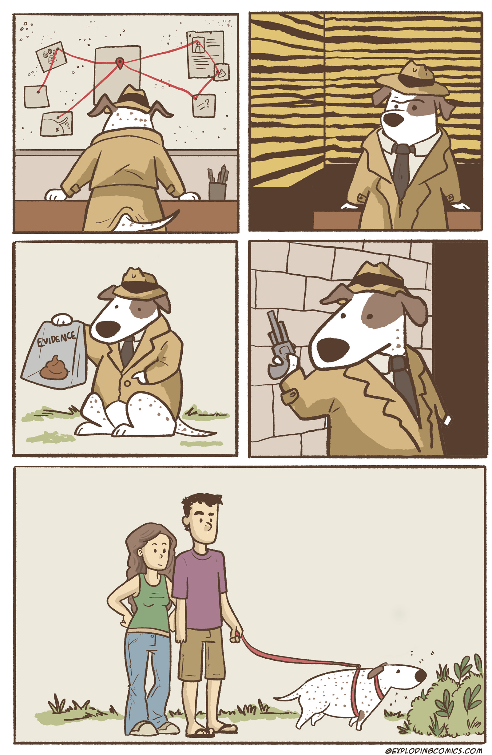 Dog Noir, Exploding Comics issue #32